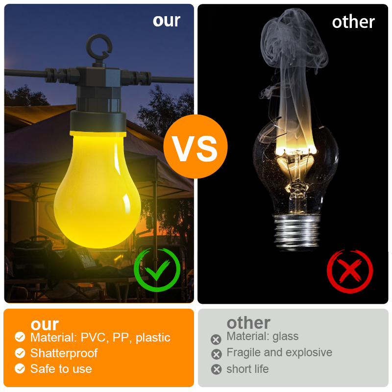  HCP086  G60四色户外灯串